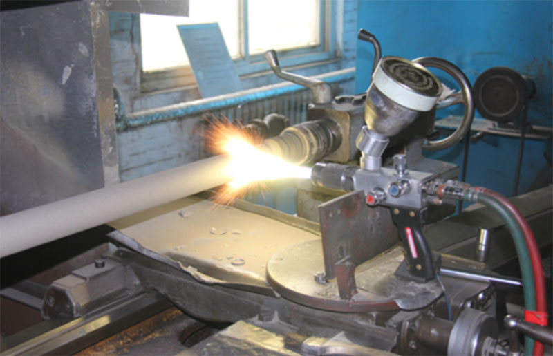 oil well pump plunger spray welding